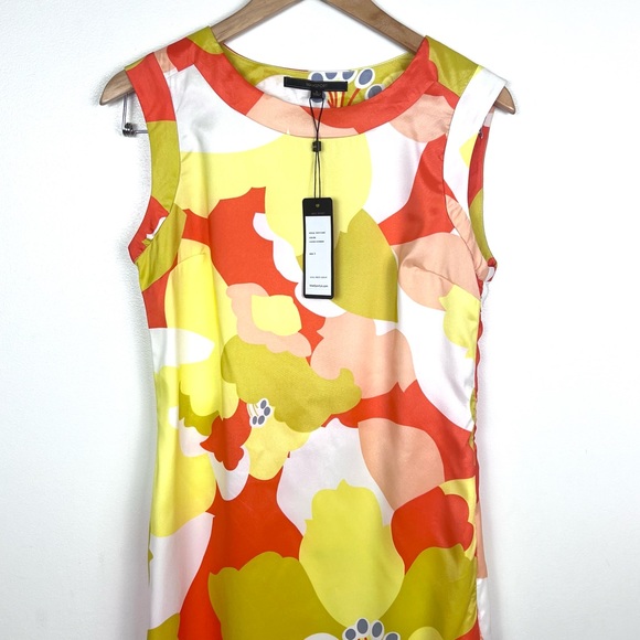 BCBG Max Sport Mod Sunshine Floral Print Sheath Shift Dress - Picture 5 of 15